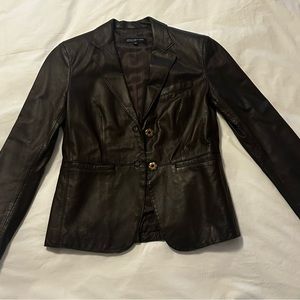 Jones New York Collection - Genuine Leather Jacket (women’s small)